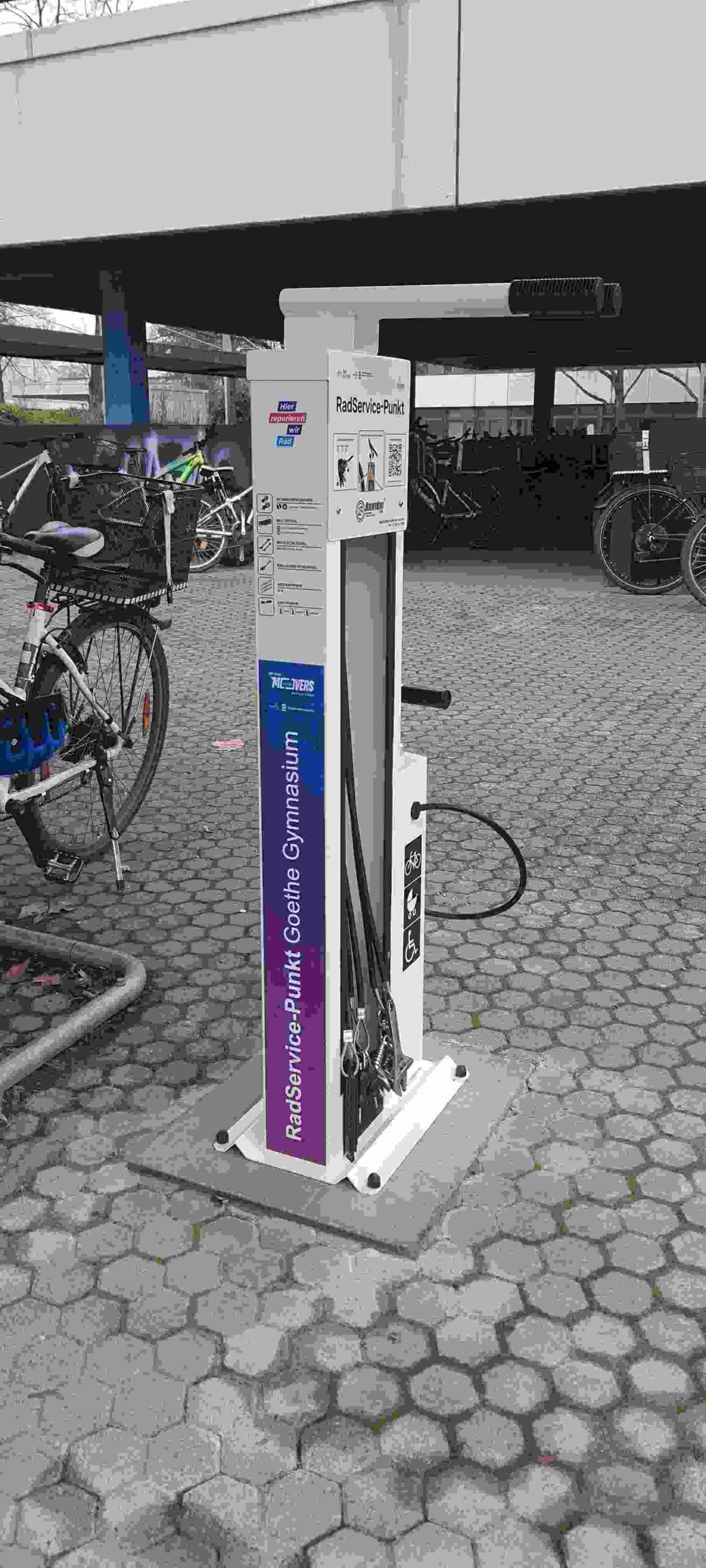 Mehr über den Artikel erfahren Fahrradstation am GGE